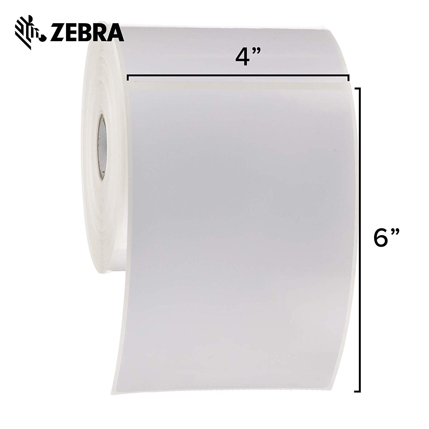 Zebra 18941 4"x6" Z-Ultimate 3000T White Labels - (4 Rolls). Label Size (WxH): 4" x 6" Labels Per Roll: 460.Core Size: 1"
Outside Diameter: 5"